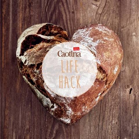 Caotina Life Hack: knuspriges Brot