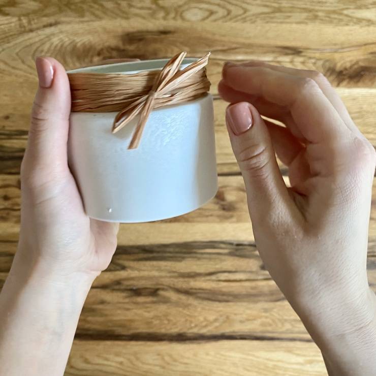 Caotina Crème Chocolat Verre avec Bast