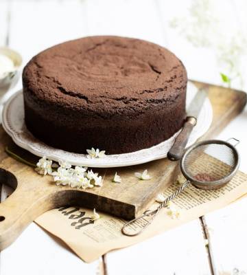 Schokoladenkuchen mit Caotina noir