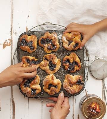 Pains au chocolat à la Crème Chocolat Caotina